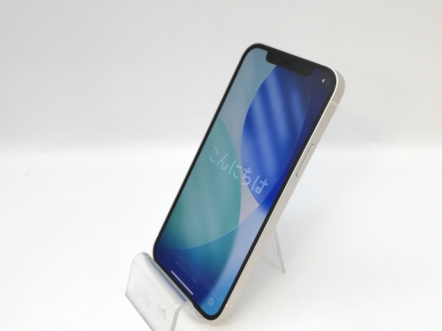 【中古】Apple docomo 【SIM鍵を掛ける取り消す済み】 iPhone 12 64GB 白いこと MGHP3J/A【京都】言いはなつ継続期間１ヶ月【位置づけるC】