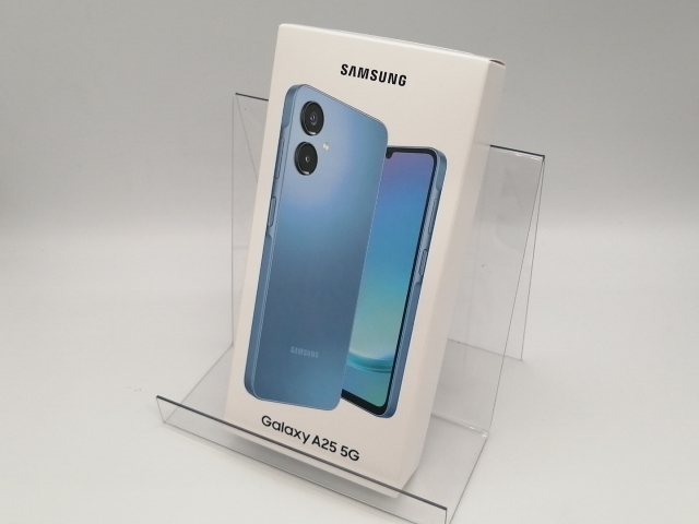 【新品無使用】　Galaxy A25 5G ブルー ムスビー｜Galaxy A25 5G ブルー 4GB 64GB SC-53F 新品.未使用