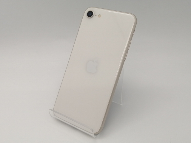 【中古】Apple SoftBank 【SIMフリー】 iPhone SE（第3世代） 64GB スターライト MMYD3J/A【アリオ倉敷】保証期間１ヶ月【ランクC】