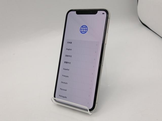 中古】Apple docomo 【SIMロック解除済み】 iPhone X 64GB シルバー