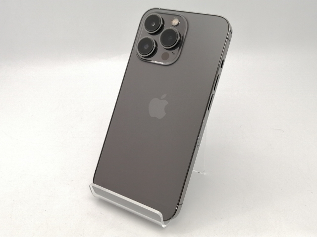 【中古】【赤ロム保証あり】Apple SoftBank 【SIMフリー】 iPhone 13 Pro 128GB グラファイト MLUE3J/A【広島本通】保証期間１ヶ月【ランクC】