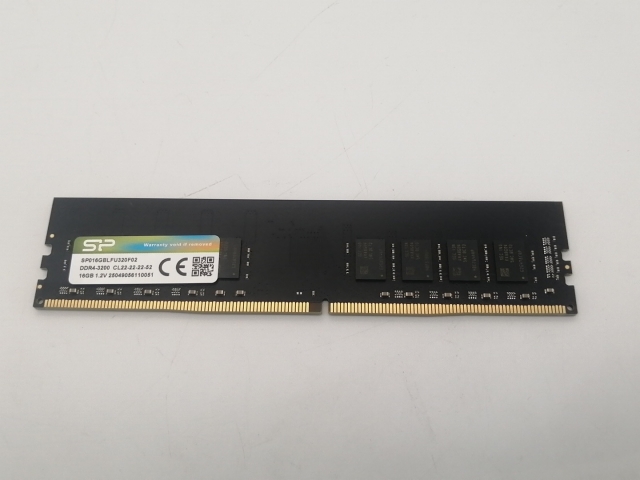 【中古】DDR4 16GB PC4-25600(DDR4-3200)【デスクトップPC用】【広島本通】保証期間１週間