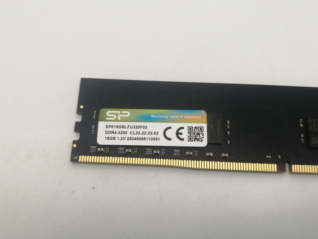 中古】DDR4 16GB PC4-25600(DDR4-3200)【デスクトップPC用】【広島本通