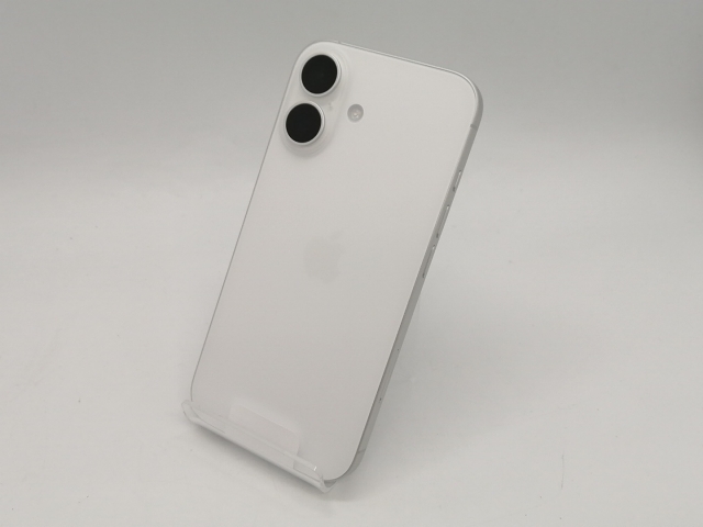 【未使用】Apple 国内版 【SIMフリー】 iPhone 16 128GB ホワイト MYDR3J/A【広島本通】保証期間３ヶ月_1