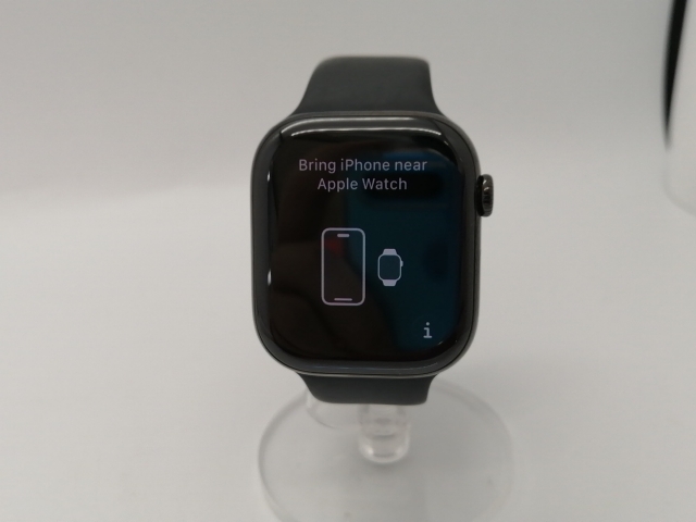 【中古】Apple Apple Watch Series10 46mm Cellular スレートチタニウムケース/ブラックスポーツバンド (S/M) MWYD3J/A【広島本通】保証期間１ヶ月【ランクA】