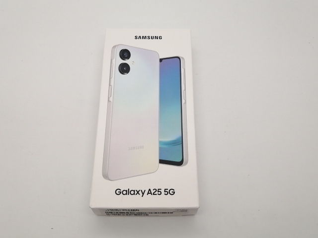 【未使用】SAMSUNG UQmobile 【SIMフリー】 Galaxy A25 5G ライトブルー 4GB 64GB SCG33【広島本通】保証期間３ヶ月