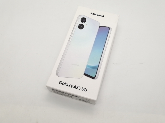 【未使用】SAMSUNG docomo 【SIMフリー】 Galaxy A25 5G ライトブルー 4GB 64GB SC-53F【広島本通】保証期間３ヶ月