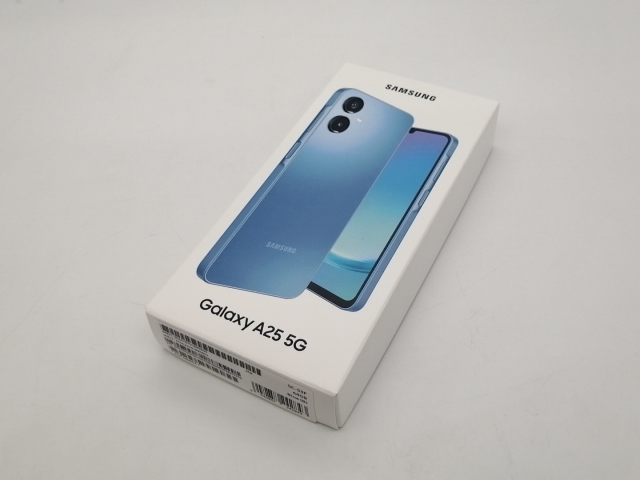 【未使用】SAMSUNG docomo 【SIMフリー】 Galaxy A25 5G ブルー 4GB 64GB SC-53F【広島本通】保証期間３ヶ月