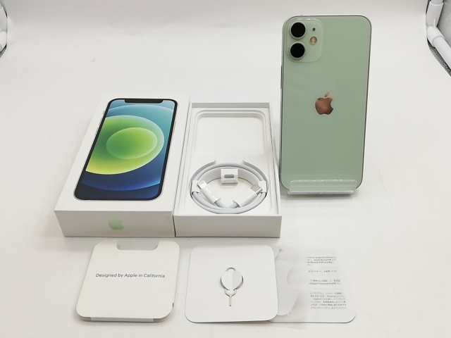 【中古】Apple docomo 【SIMロック解除済み】 iPhone 12 mini 256GB グリーン MGDW3J/A【福岡筑紫】保証期間１ヶ月【ランクC】_7