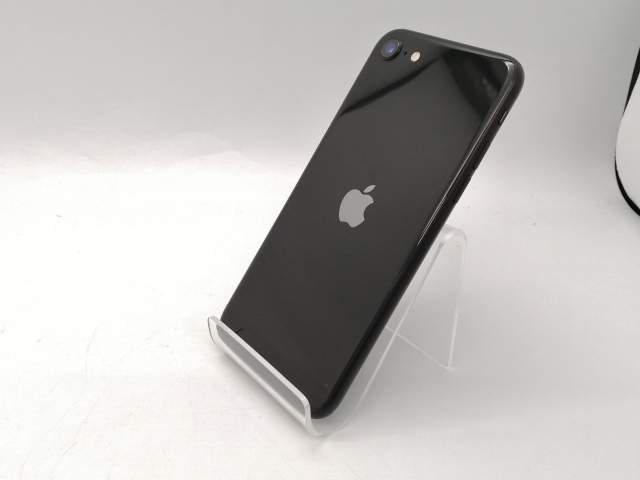 【中古】Apple au 【SIMロック解除済み】 iPhone SE（第2世代） 64GB ブラック MHGP3J/A（後期型番）【広島本通】保証期間１ヶ月【ランクA】