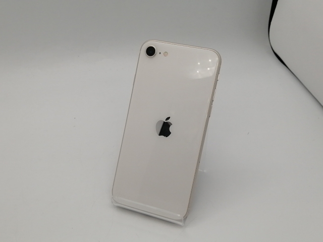 【中古】Apple docomo 【SIMフリー】 iPhone SE（第3世代） 64GB スターライト MMYD3J/A【広島本通】保証期間１ヶ月【ランクC】