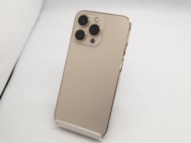 【中古】Apple docomo 【SIMフリー】 iPhone 13 Pro 128GB ゴールド MLUH3J/A【広島本通】保証期間１ヶ月【ランクC】