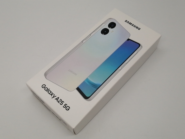 未使用】SAMSUNG au 【SIMフリー】 Galaxy A25 5G ブラック 4GB