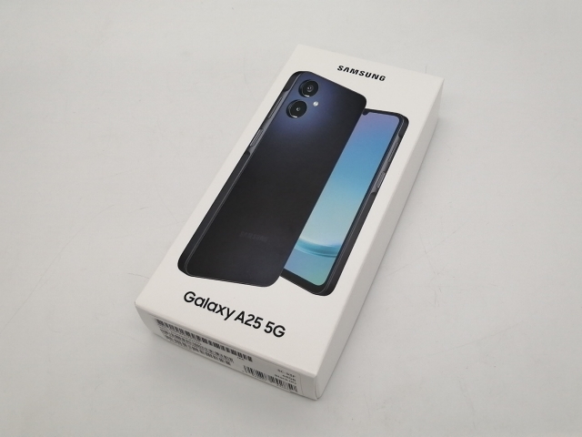 【未使用】SAMSUNG docomo 【SIMフリー】 Galaxy A25 5G ブラック 4GB 64GB SC-53F【広島本通】保証期間３ヶ月