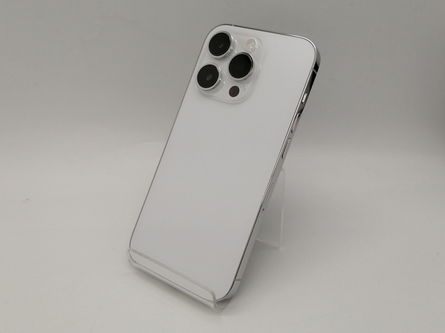 【中古】Apple 国内版 【SIMフリー】 iPhone 14 Pro 256GB シルバー MQ0Y3J/A【神戸】保証期間１ヶ月【ランクB】
