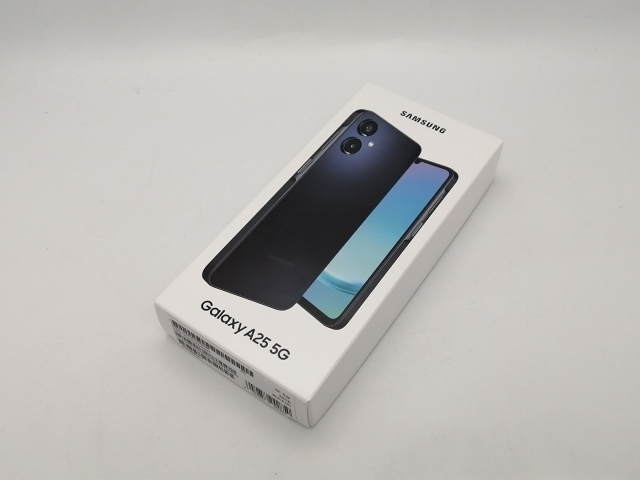 【未使用】SAMSUNG docomo 【SIMフリー】 Galaxy A25 5G ブラック 4GB 64GB SC-53F【広島本通】保証期間３ヶ月