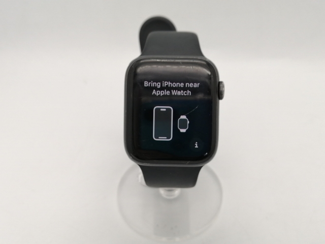 【中古】Apple Apple Watch Series5 44mm GPS スペースグレイアルミニウム/ブラックスポーツバンド S/M &amp; M/L【広島本通】保証期間１ヶ月【ランクC】
