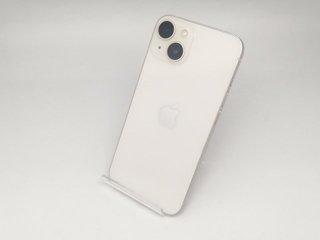 【中古】【赤ロム保証あり】Apple 楽天モバイル 【SIMフリー】 iPhone 14 128GB スターライト MPUQ3J/A【広島本通】保証期間１ヶ月【ランクB】
