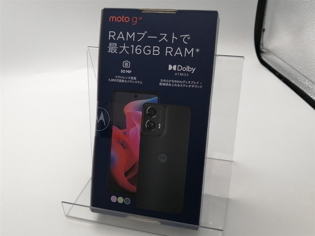 moto g24 128GB マットチャコール 中古】MOTOROLA 国内版 【SIMフリー