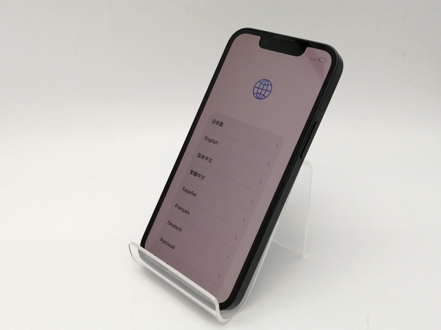 【中古】Apple docomo 【SIMフリー】 iPhone 13 mini 128GB ミッドナイト MLJC3J/A【広島本通】保証期間１ヶ月【ランクC】