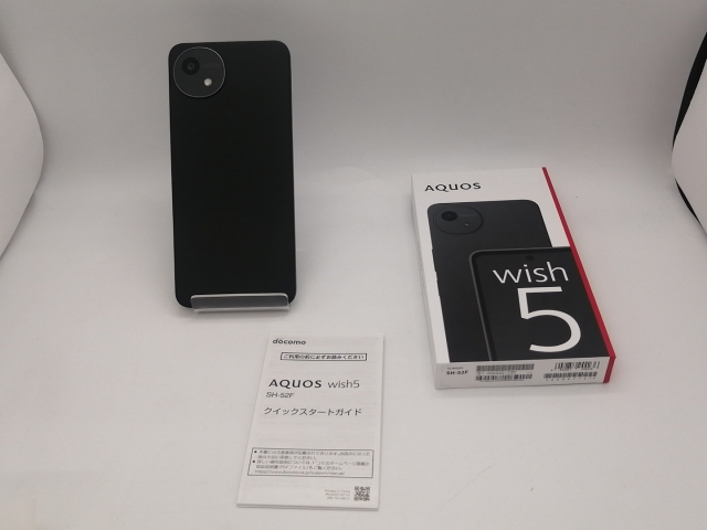 スマートフォン・携帯電話 AQUOS wish5 スミ ブラック SH-52F 64GB