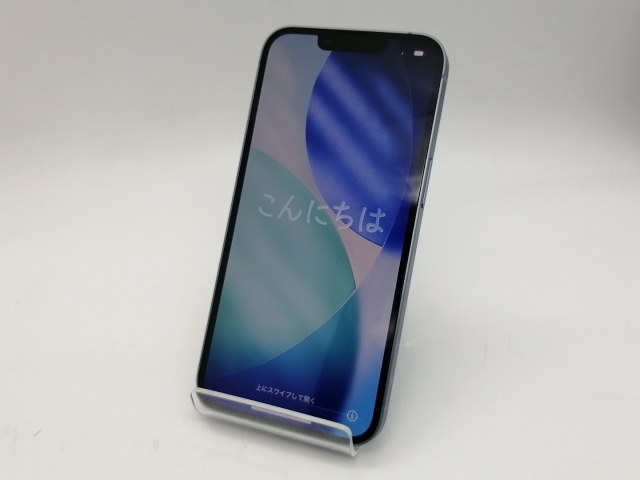 【中古】Apple SoftBank 【SIMフリー】 iPhone 14 256GB ブルー MPWN3J/A【広島本通】保証期間１ヶ月【ランクA】