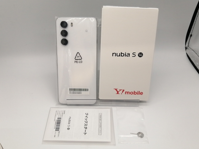 nubia S 5G 本体 新品未使用（nubia S 5G も日本発売。手頃な
