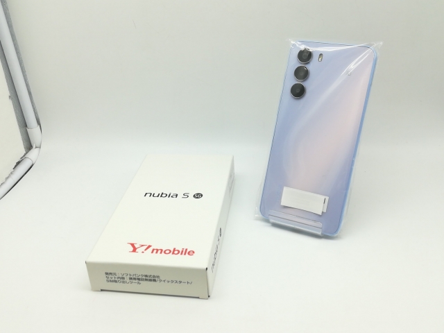 未使用】ZTE ymobile 【SIMフリー】 nubia S 5G 4GB 128GB