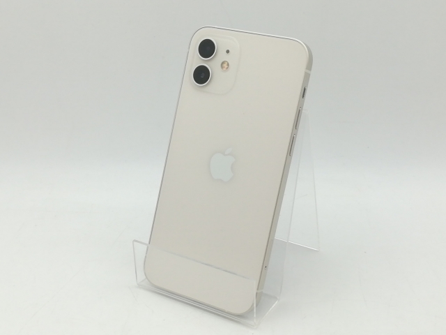 【中古】Apple SoftBank 【SIMロック解除済み】 iPhone 12 128GB ホワイト MGHV3J/A【神戸】保証期間１ヶ月【ランクB】