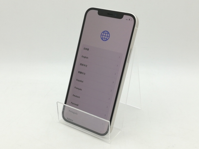 【中古】Apple SoftBank 【SIMロック解除済み】 iPhone 12 128GB ホワイト MGHV3J/A【神戸】保証期間１ヶ月【ランクB】_1