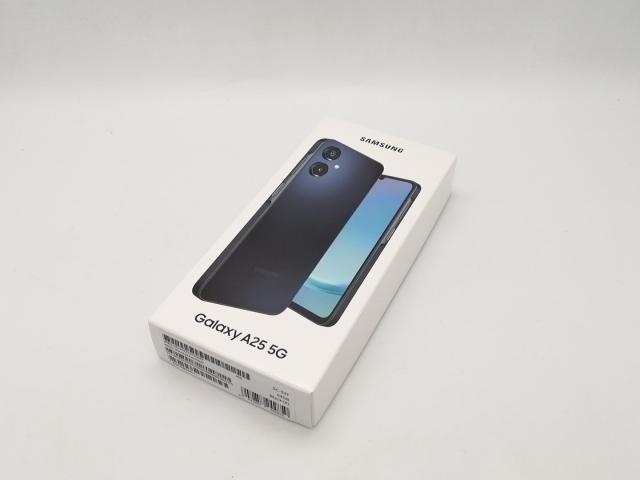 【未使用】SAMSUNG docomo 【SIMフリー】 Galaxy A25 5G ブラック 4GB 64GB SC-53F【広島本通】保証期間３ヶ月
