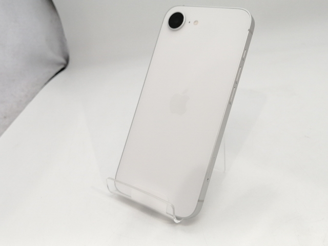 【未使用】Apple au 【SIMフリー】 iPhone 16e 128GB ホワイト MD1R4J/A【浜松駅前】保証期間３ヶ月_1
