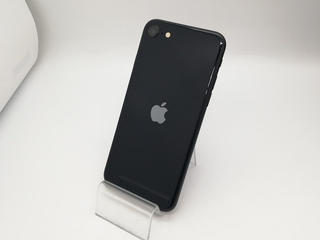 【中古】Apple au 【SIMフリー】 iPhone SE（第3世代） 64GB ミッドナイト MMYC3J/A【アリオ倉敷】保証期間１ヶ月【ランクC】