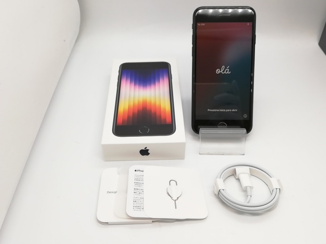 【中古】Apple au 【SIMフリー】 iPhone SE（第3世代） 64GB ミッドナイト MMYC3J/A【アリオ倉敷】保証期間１ヶ月【ランクC】_7