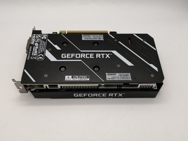 中古】玄人志向 GALAKURO GAMING GG-RTX3050-E6GB/EX/DF/DVI RTX3050
