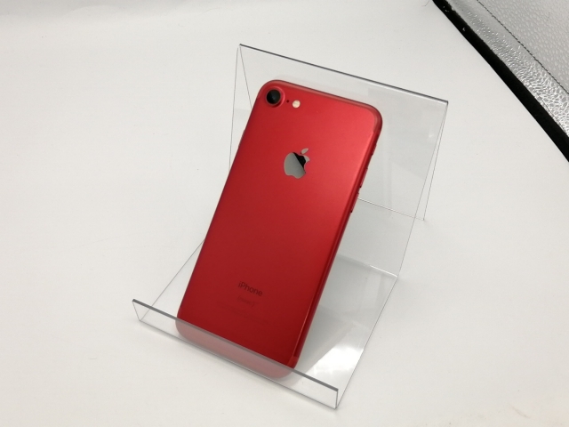 iPhone 7 Red 128GB SoftBank Apple - 画面ヒビ iphone7 128gb