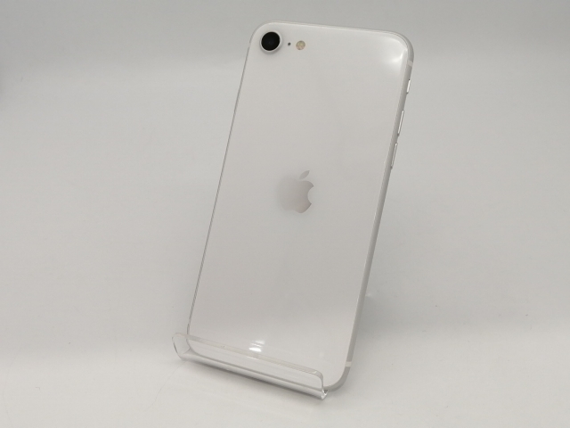 【中古】Apple docomo 【SIMロック解除済み】 iPhone SE（第2世代） 128GB ホワイト MXD12J/A【広島本通】保証期間１ヶ月【ランクA】