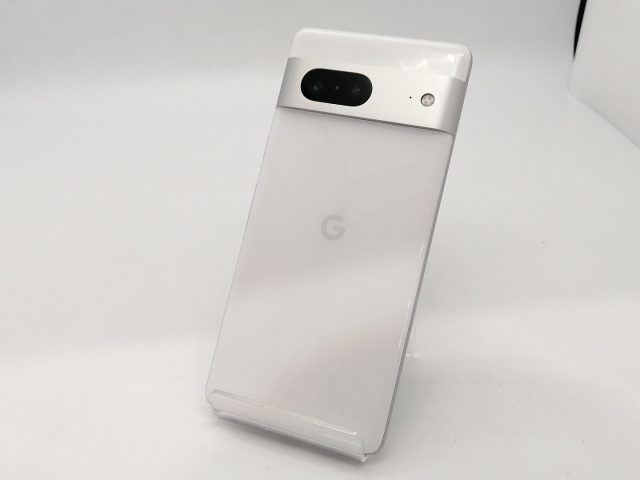 中古】Google au 【SIMフリー】 Pixel 7 スノー 8GB 128GB G03Z5【広島