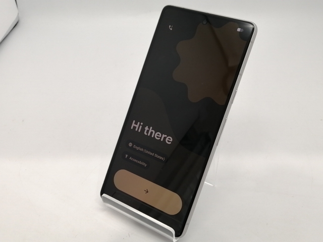 中古】Google au 【SIMフリー】 Pixel 7 スノー 8GB 128GB G03Z5【広島