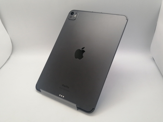 【中古】Apple docomo 【SIMフリー】 11インチ iPad Pro（M4/2024） 256GB スペースブラック 標準ガラス MVW13J/A【広島本通】保証期間１ヶ月【ランクA】