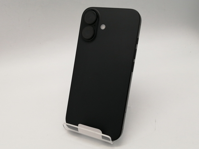 【未使用】Apple 国内版 【SIMフリー】 iPhone 16 128GB ブラック MYDQ3J/A【三宮駅前】保証期間３ヶ月_1
