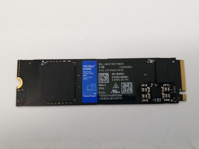 お客2点セット Crucial 容量1TB M.2(2280) TLC NAND 2.286mm NVMe/PCIe Gen4 R