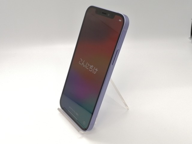 【中古】Apple au 【SIMロック解除済み】 iPhone 12 64GB パープル MJNH3J/A【小倉駅前】保証期間１ヶ月【ランクA】の通販は