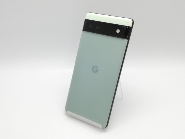 中古】Google au 【SIMフリー】 Pixel 6a セージ 6GB 128GB GB17L