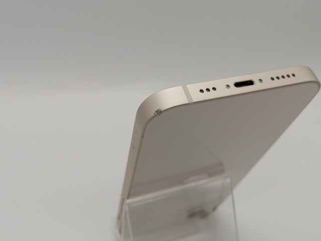 【中古】Apple au 【SIMフリー】 iPhone 13 128GB スターライト MLND3J/A【小倉駅前】保証期間１ヶ月【ランクB】_6