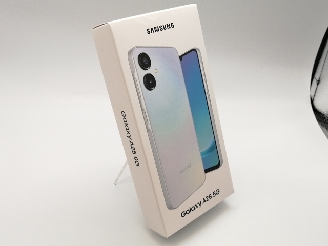 未使用】SAMSUNG au 【SIMフリー】 Galaxy A25 5G ブルー 4GB