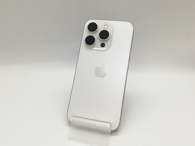 美品】iPhone 15 Pro ホワイトチタニウム 128GB Pro 128GB iPhone15 