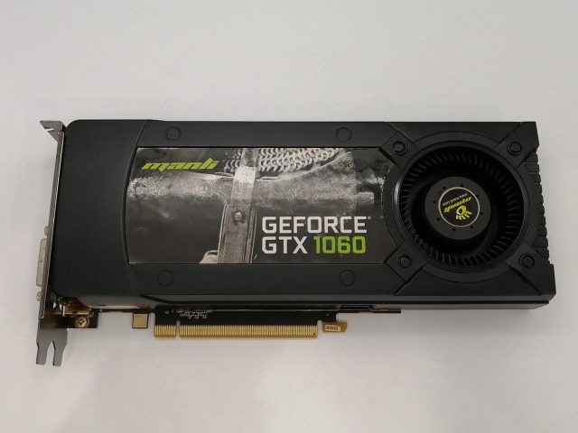 【中古】NVIDIA GeForce GTX1060 6GB(GDDR5)/PCI-E【小倉駅前】言いはなつ継続期間１週