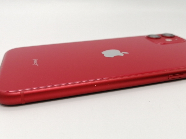 NTTdocomo - iPhone11 128GB RED ドコモ版　SIMロック解除済み ムスビー｜【修理店整備済】iPhone 11 128GB レッド SIMロック