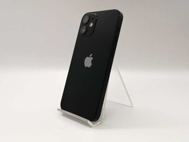 【中古】Apple SoftBank 【SIMロック解除済み】 iPhone 12 mini 64GB ブラック MGA03J/A【小倉駅前】保証期間１ヶ月【ランクB】